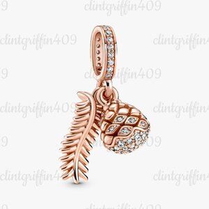 Pandora Sparkling Pine Cone Dangle Charm